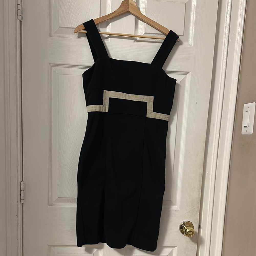 Elegant Black and Cream Women's Dress